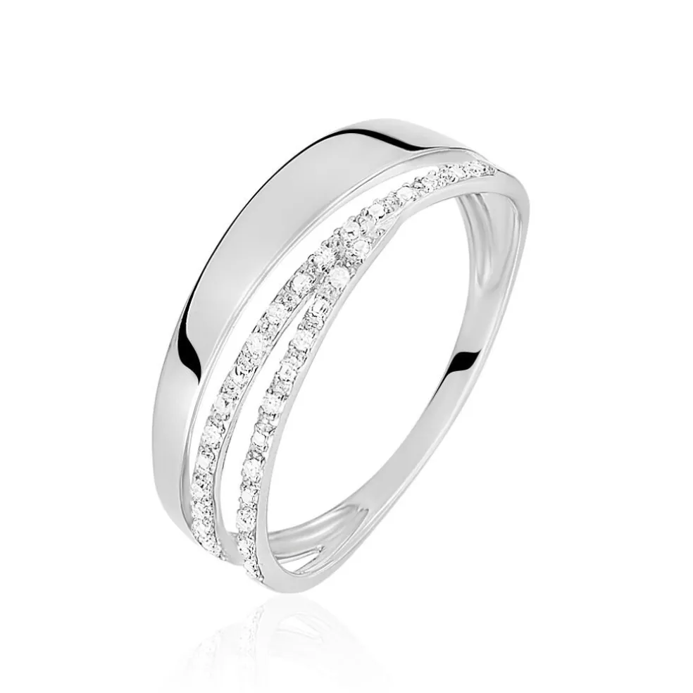 Bague Angele Or Blanc Diamant