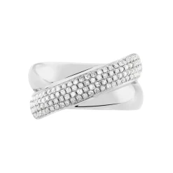 Bague Annoncia Or Blanc Diamant