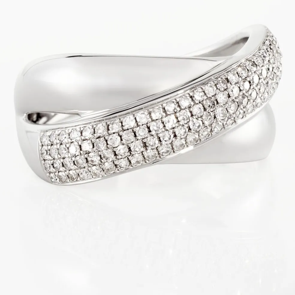 Bague Annoncia Or Blanc Diamant