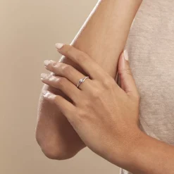 Bague Antigone Or Blanc Diamant