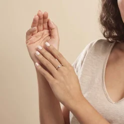 Bague Antigone Or Blanc Diamant