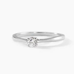 Bague Aphrodite Ld Platine Blanc Diamant Synthétique