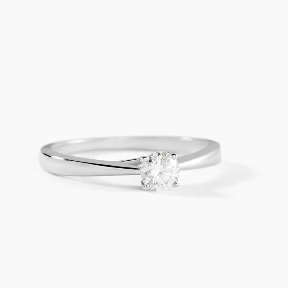 Bague Aphrodite Ld Platine Blanc Diamant Synthétique