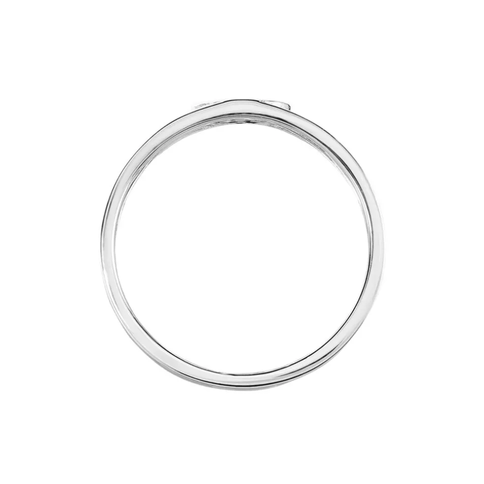 Bague Appius Argent Blanc Oxyde De Zirconium