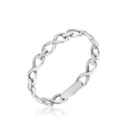 Bague Aquila Argent Blanc