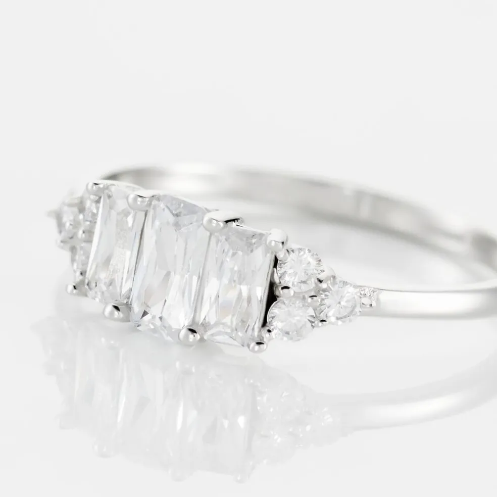 Bague Aranka Argent Blanc Oxyde De Zirconium