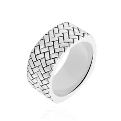 Bague Argent Blanc