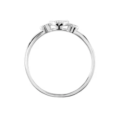Bague Argent Blanc Afonso Oxyde De Zirconium