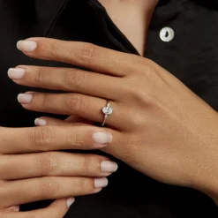 Bague Argent Blanc Afonso Oxyde De Zirconium