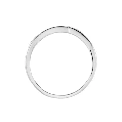 Bague Argent Blanc Agafya Oxydes De Zirconium