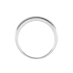 Bague Argent Blanc Agapios Oxydes De Zirconium