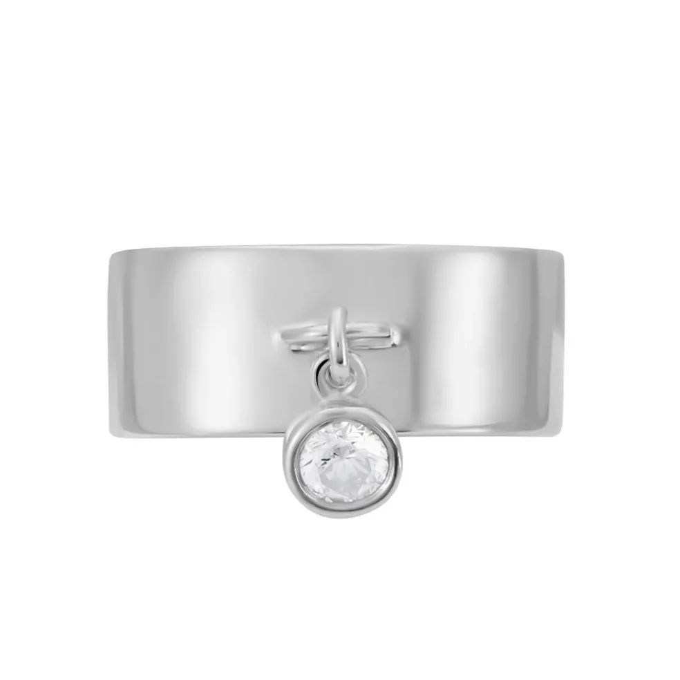 Bague Argent Blanc Ainslie Oxyde De Zirconium