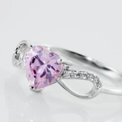 Bague Argent Blanc Atieno Oxyde De Zirconium