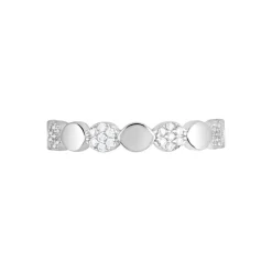 Bague Argent Blanc Capricia Oxydes De Zirconium