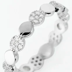 Bague Argent Blanc Capricia Oxydes De Zirconium