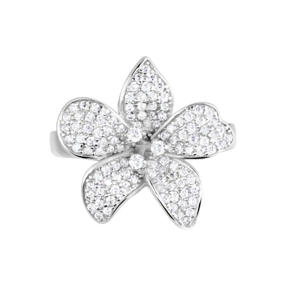 Bague Argent Blanc Catherine Oxydes De Zirconium