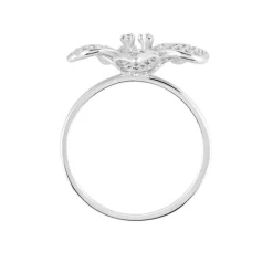Bague Argent Blanc Catherine Oxydes De Zirconium