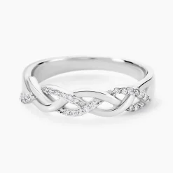Bague Argent Blanc Cyriaca Oxydes De Zirconium