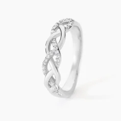 Bague Argent Blanc Cyriaca Oxydes De Zirconium