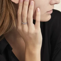 Bague Argent Blanc Cyriaca Oxydes De Zirconium