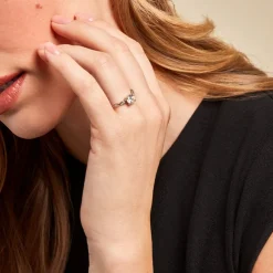 Bague Argent Blanc Kurt Oxyde De Zirconium