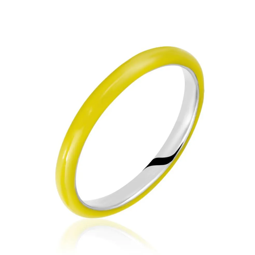 Bague Argent Blanc Samba