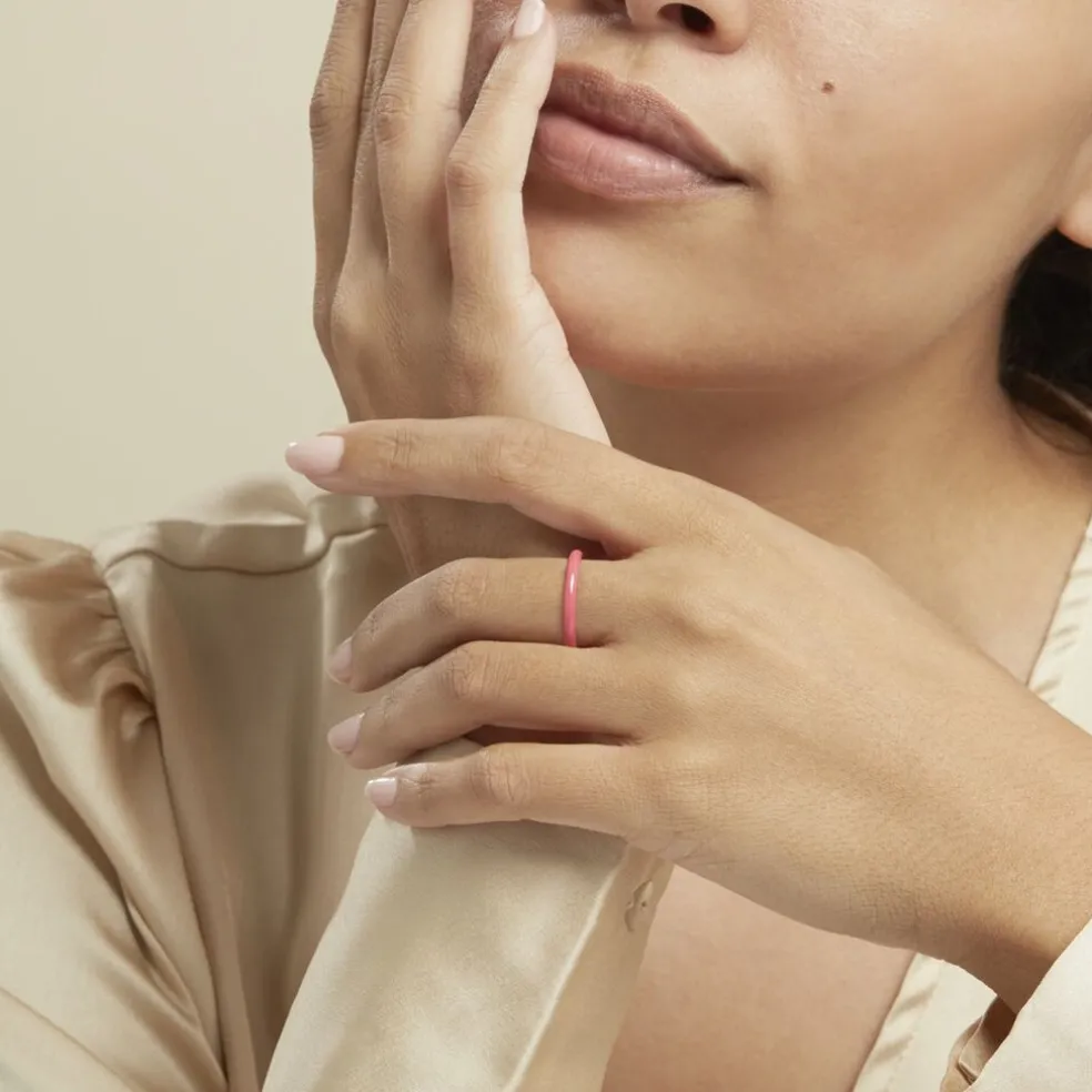 Bague Argent Blanc Samba