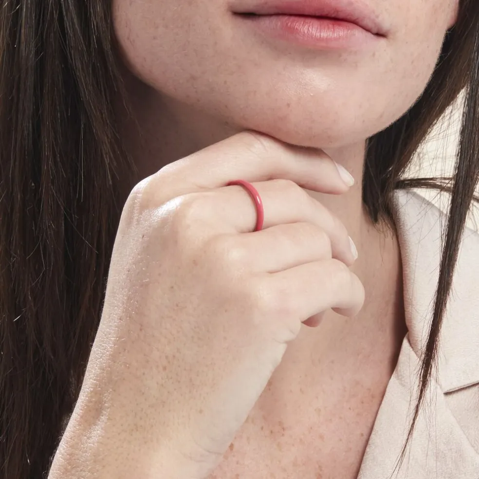 Bague Argent Blanc Samba