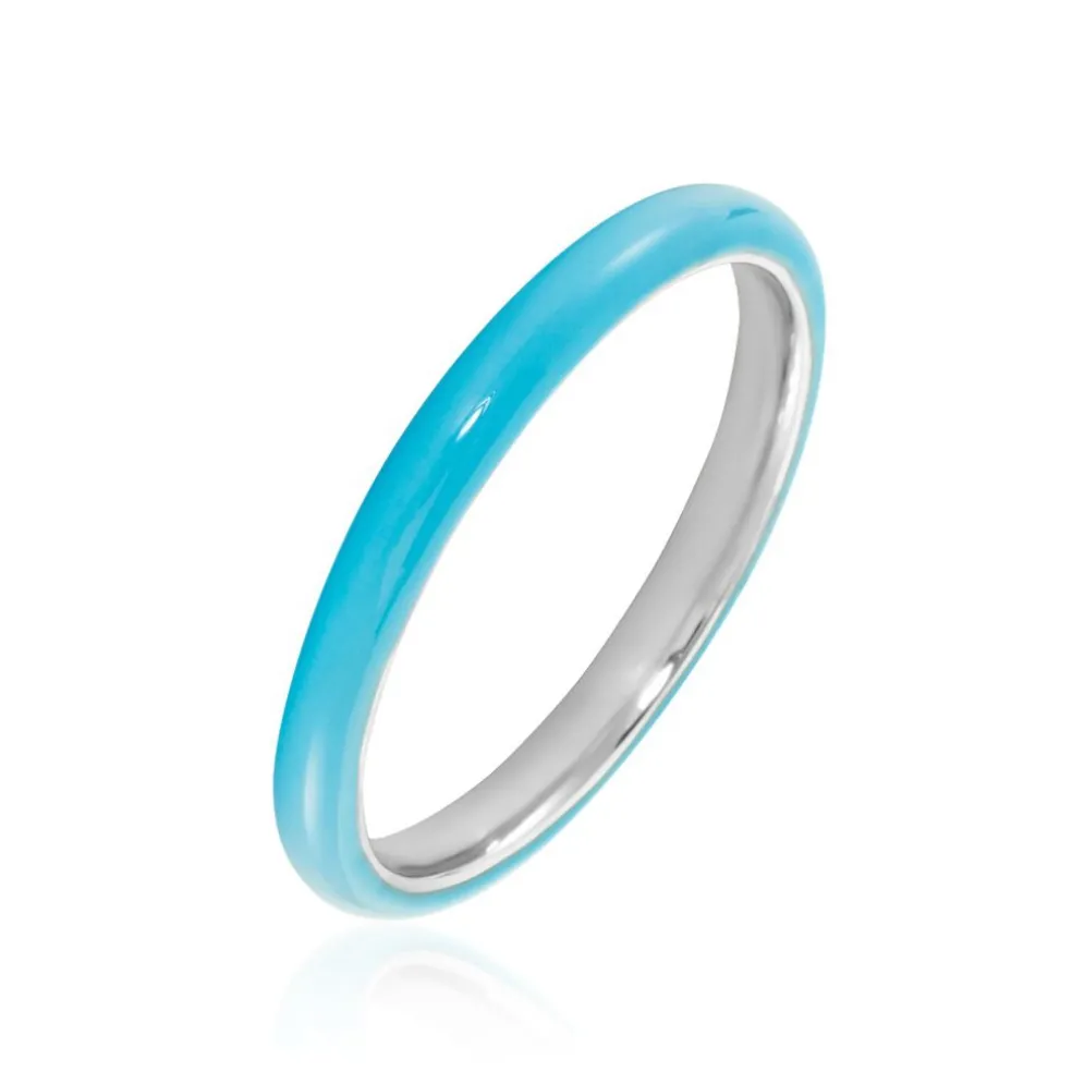 Bague Argent Blanc Samba
