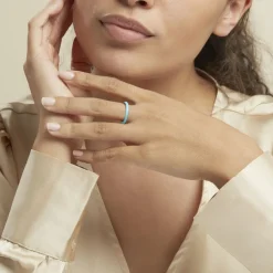 Bague Argent Blanc Samba