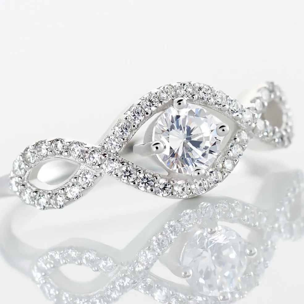 Bague Argent Katerina Oxydes De Zirconium