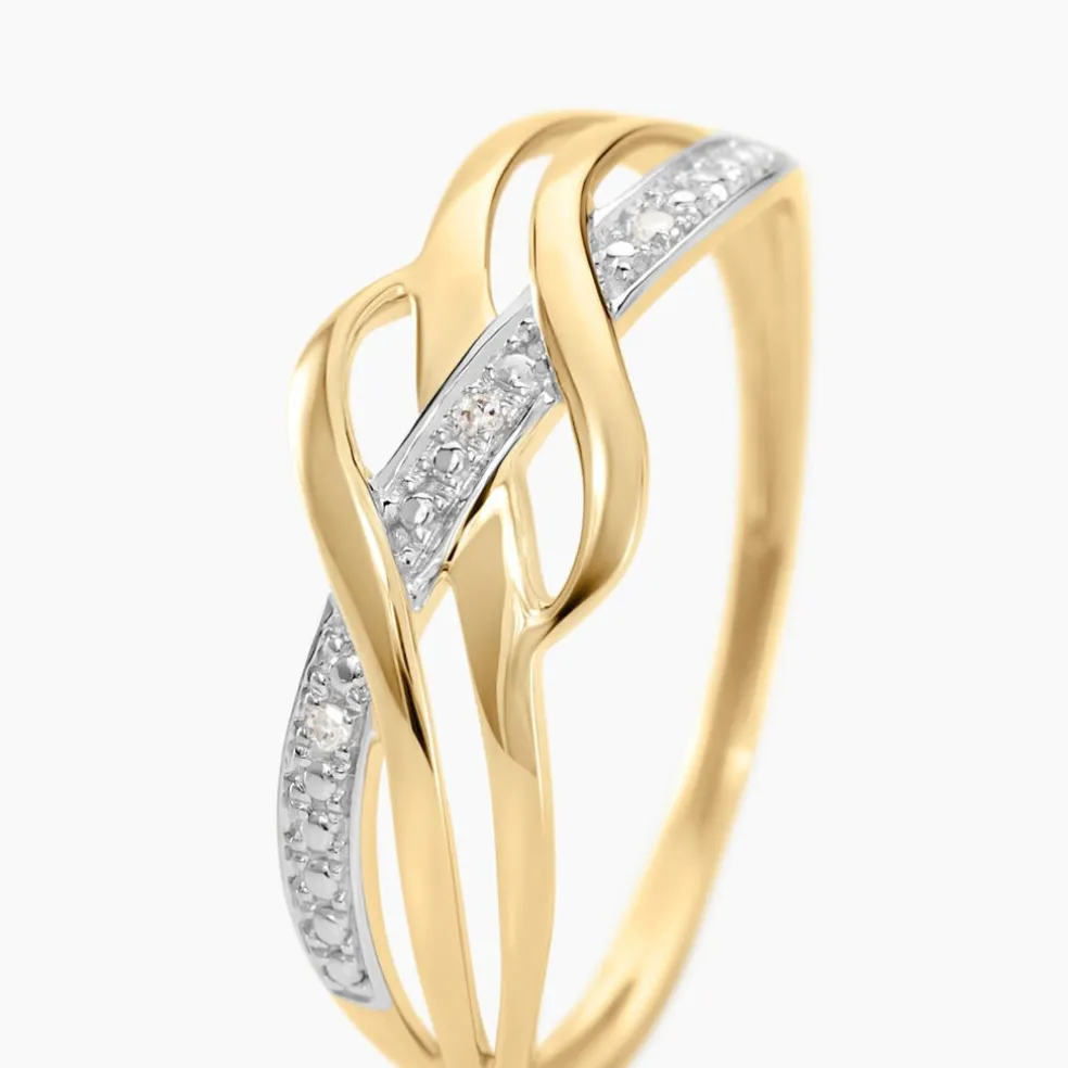 Bague Assa Or Jaune Diamants