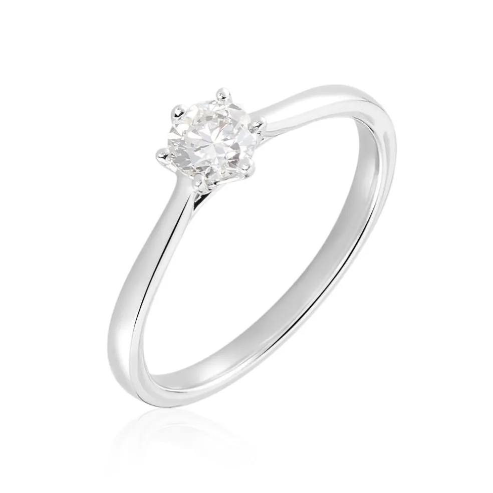 Bague Athena Or Blanc Diamant