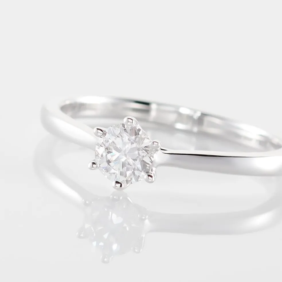 Bague Athena Or Blanc Diamant