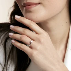 Bague Athena Or Blanc Diamant