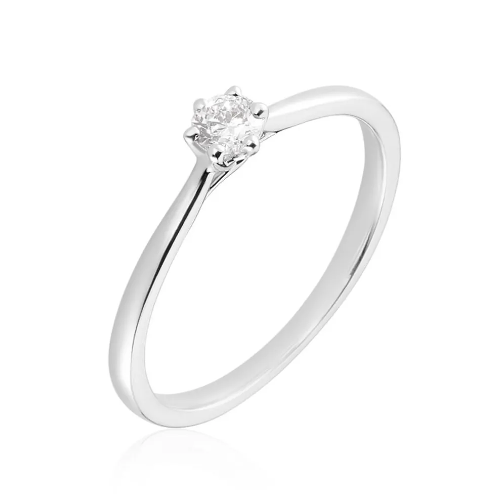 Bague Athena Platine Blanc Diamant
