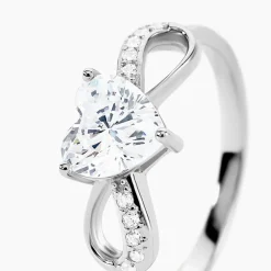 Bague Atieno Argent Blanc Oxyde De Zirconium