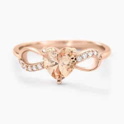 Bague Atieno Argent Rose Oxyde De Zirconium