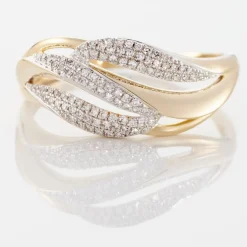 Bague Atlantide Or Jaune Diamant