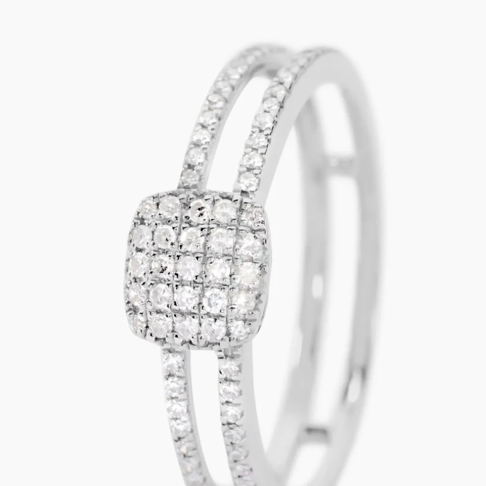 Bague Aude Or Blanc Diamant