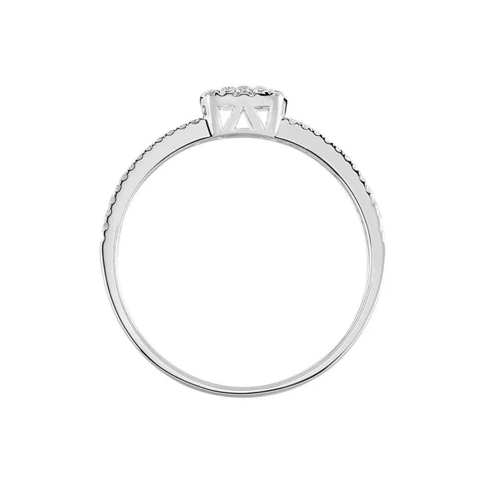 Bague Aude Or Blanc Diamant