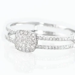 Bague Aude Or Blanc Diamant