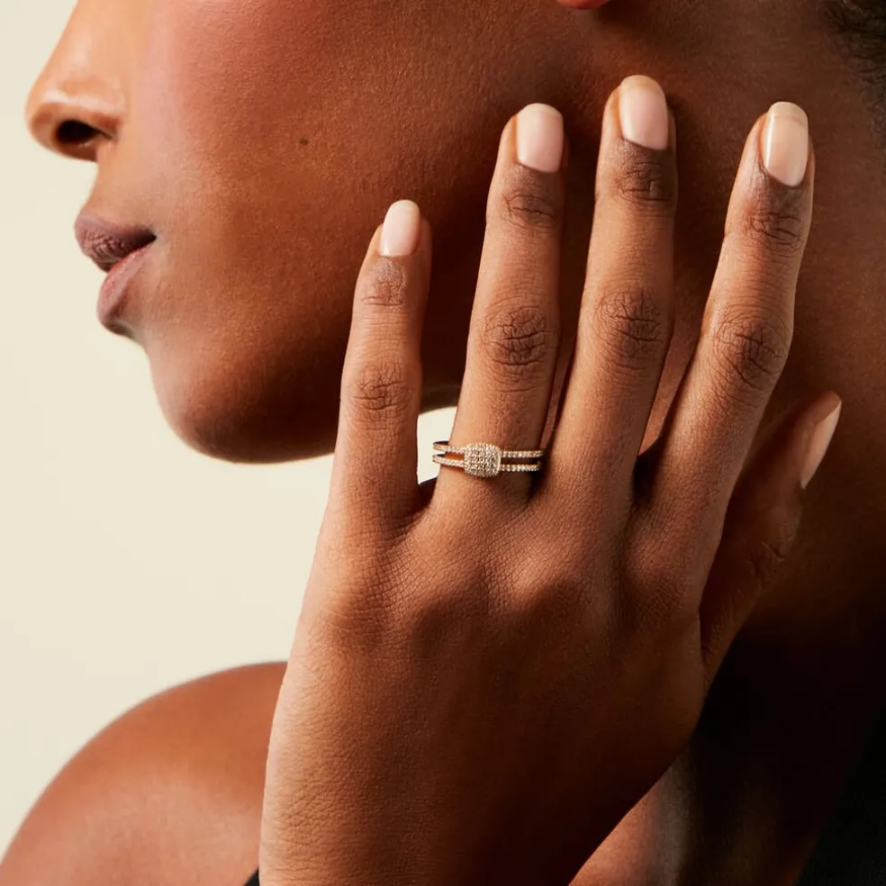 Bague Aude Or Jaune Diamant