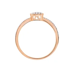 Bague Aude Or Rose Diamant