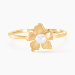 Bague Audley Or Jaune Perle De Culture