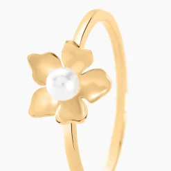 Bague Audley Or Jaune Perle De Culture