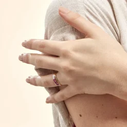 Bague Aurora Or Jaune Rubis