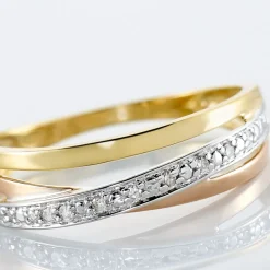Bague Baliatina Or Tricolore Diamant