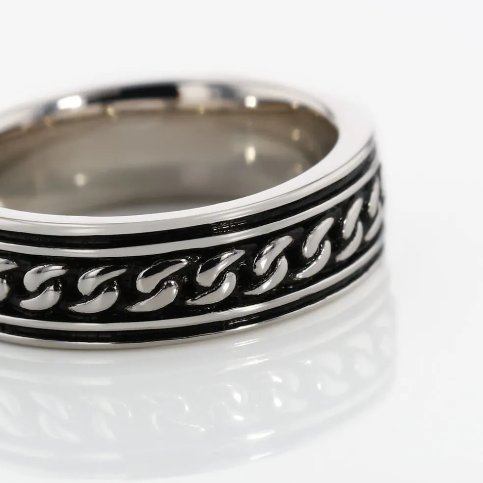 Bague Balthazar Argent Blanc