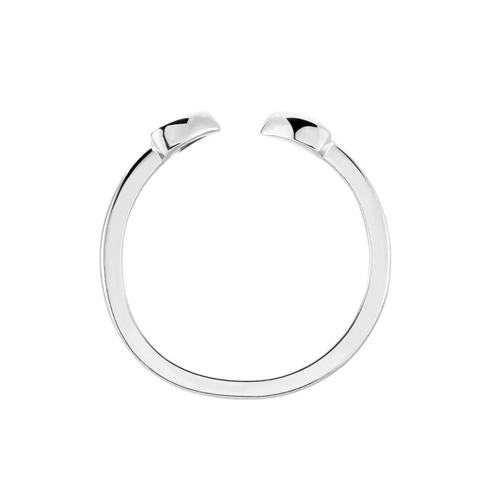 Bague Barbara Argent Blanc